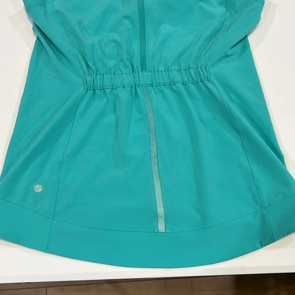 Tangerine - athletic vest with hidden zippered hood, teal, S - Picture 7 of 8